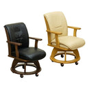 ダイニングチェア 椅子 キャスター付き ひじ掛け付き 肘掛け 座面 360度 回転 【納期B】【skb-htr09】