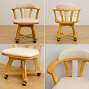 ダイニングチェア 回転 椅子 キャスターつき 北欧 肘付き 【納期B】【skb-htt01】