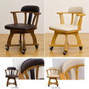 ダイニングチェア 回転 椅子 キャスターつき 北欧 肘付き 【納期B】【skb-htt01】