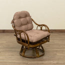 座椅子 肘掛け付き おしゃれ 回転式 高座椅子 座いす クッション ボリューム 座面 背もたれ 和室 アジアン 和風 茶の間 リビング チェア ひじ掛け 和室 リビング 【納期B】【skb-im18】