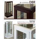 コレクションケース 棚 ラック 模型 ガラスケース 扉つき 収納棚 棚板 4枚 省スペース スリム コンパクト コレクションケース 白 ホワイト ブラウン 【納期B】【skb-itc100】