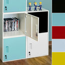 収納ボックス ロッカー シンプル スチール 収納 キューブボックス 鍵つき おしゃれ 扉 ブラック 黒 ブルー 青 レッド 赤 ホワイト 白 イエロー 黄色 【納期B】【skb-jac04】