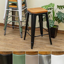 バースツール バーチェア カウンタースツール カウンターチェア 椅子 おしゃれ レトロ 黒 ブラック 緑 グリーン シルバー 銀 ホワイト 白 スタッキング スチール 【納期B】【skb-jh02】