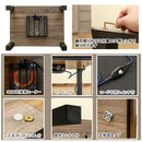 コタツテーブル こたつテーブル 80×60cm 西海岸風 ビンテージ風 レトロ アンティーク調 かっこいい おしゃれ ローテーブル センターテーブル リビング 【納期B】【skb-kjl01】