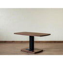 昇降テーブル 昇降式 ダイニングテーブル シンプル 高さ調節 高さ調整 リフティング 木目柄 白 ホワイト 足元 足下 ペダル T字脚 T字型 広々 角丸 安全 【納期B】【skb-lci15】