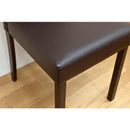 ダイニングチェア 2脚 木製 北欧 椅子 PVCレザー シンプル カフェ風 食卓 ダイニング チェアー 肘なし ひじ掛け無し ナチュラル デザイン 【納期B】【skb-lh44】