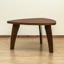 ダイニングテーブル 3人掛け 三人用 三角 天板 形状 おしゃれ 木製 脚 3本 重厚 高級感 デスク 机 和風 モダン 北欧 変わった形 珍しい 【納期B】【skb-lt03】