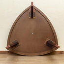 ダイニングテーブル 3人掛け 三人用 三角 天板 形状 おしゃれ 木製 脚 3本 重厚 高級感 デスク 机 和風 モダン 北欧 変わった形 珍しい 【納期B】【skb-lt03】