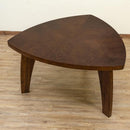 ダイニングテーブル 3人掛け 三人用 三角 天板 形状 おしゃれ 木製 脚 3本 重厚 高級感 デスク 机 和風 モダン 北欧 変わった形 珍しい 【納期B】【skb-lt03】