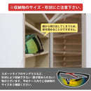 コレクションケース 眼鏡ケース 収納ケース メガネ用 サングラス 眼鏡 めがね 棚 卓上 コレクションラック おしゃれ ナチュラル 北欧 扉付き ドア 大容量 【納期B】【skb-lz06】