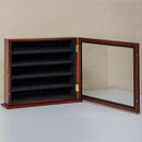 コレクションケース 眼鏡ケース 収納ケース メガネ用 サングラス 眼鏡 めがね 棚 卓上 コレクションラック おしゃれ ナチュラル 北欧 扉付き ドア 大容量 【納期B】【skb-lz06】