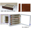 コレクションケース 眼鏡ケース 収納ケース メガネ用 サングラス 眼鏡 めがね 棚 卓上 コレクションラック おしゃれ ナチュラル 北欧 扉付き ドア 大容量 【納期B】【skb-lz06】