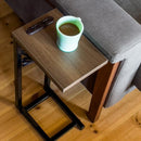 サイドテーブル おしゃれ 北欧 コンセント付き 2口 シンプル ナイトテーブル ソファサイド ベッドサイド ブラック 黒 白 ホワイト フレーム 木目 ナチュラル 【納期B】【skb-rmd05】