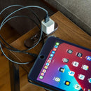 サイドテーブル おしゃれ 北欧 コンセント付き 2口 シンプル ナイトテーブル ソファサイド ベッドサイド ブラック 黒 白 ホワイト フレーム 木目 ナチュラル 【納期B】【skb-rmd05】