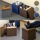 スツール 収納 椅子 テーブル おしゃれ 北欧 折り畳み 折りたたみ サイドテーブル 収納ボックス 収納付き 木製トレー トレイ オットマン 足置き省スペース 収納 【納期B】【skb-sh13】