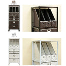 収納棚 チェスト 5段 ファイル収納 整理棚 オフィス収納 ボックス収納 引き出し 書類整理 キャスター付き 書斎 オフィス 勉強部屋 ひとり暮らし 【納期B】【skb-tcpf5】