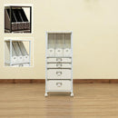 収納棚 チェスト 5段 ファイル収納 整理棚 オフィス収納 ボックス収納 引き出し 書類整理 キャスター付き 書斎 オフィス 勉強部屋 ひとり暮らし 【納期B】【skb-tcpf5】