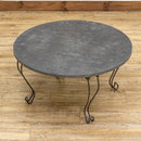 センターテーブル 円形 60×60cm 丸型 折り畳み 折りたたみテーブル 大理石風 高級感 おしゃれ リビング 洋風 ちゃぶ台 座卓 ローテーブル 石目柄 折れ脚 モダン 【納期B】【skb-ths26】