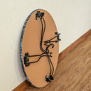 センターテーブル 円形 60×60cm 丸型 折り畳み 折りたたみテーブル 大理石風 高級感 おしゃれ リビング 洋風 ちゃぶ台 座卓 ローテーブル 石目柄 折れ脚 モダン 【納期B】【skb-ths26】