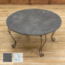 センターテーブル 円形 60×60cm 丸型 折り畳み 折りたたみテーブル 大理石風 高級感 おしゃれ リビング 洋風 ちゃぶ台 座卓 ローテーブル 石目柄 折れ脚 モダン 【納期B】【skb-ths26】