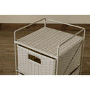 チェスト 収納 棚 3段 ラタン調 カゴ 引き出し アジアンテイスト 収納棚 収納チェスト おしゃれ 和風 ランドリー たんす タンス 箪笥 収納ラック 【納期B】【skb-tme02】