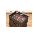 ランドリーチェスト 4段 ラタン調 リゾート風 和風 アジアン キャスターつき おしゃれ ランドリー チェスト 収納棚 【納期B】【skb-tme09】