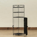 コーナーラック 3段 収納棚 壁寄せ 玄関 トイレ リビング ダイニング 収納ラック 扉付き 目隠し 白 ホワイト ダークブラウン アジアン おしゃれ リゾート ラタン 【納期B】【skb-tme79】