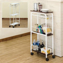 キッチンワゴン スリム コンパクト 省スペース 細い 隙間収納 すき間 キャスター キッチンラック 3段 【納期B】【skb-tx13】