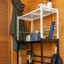 収納ラック 伸縮式 スライド 棚板 フリーラック 物置き シンプル ブラック 黒 ホワイト 白 【納期B】【skb-tx14】