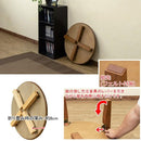 折りたたみテーブル センターテーブル 円形 丸型 直径65cm 折り畳みテーブル 折畳み ちゃぶ台 リビングテーブル ローテーブル 折れ脚 シンプル 木目 木製 【納期B】【skb-uhrr65】