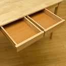 テーブル 木製 デスク 机 引き出し付き A4 収納可能 長方形 収納 おしゃれ シンプル ワイド 幅広 長い シンプル ナチュラル 使いやすい 【納期B】【skb-umt1545】