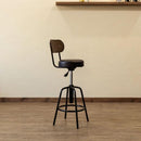カウンターチェア 白 ホワイト 黒 ブラック 北欧 おしゃれ 昇降式 椅子 バーチェアー アンティーク調 カフェ風 回転 ハイチェア かっこいい レトロ 【納期B】【skb-utk01】