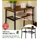 サイドテーブル テーブル ソファーサイド ベッドサイト ミニテーブル サブテーブル 北欧 おしゃれ 棚付き 小さい コンパクト シンプル 木目 棚付き 【納期B】【skb-utk05】