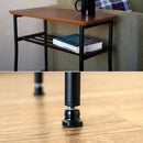 サイドテーブル テーブル ソファーサイド ベッドサイト ミニテーブル サブテーブル 北欧 おしゃれ 棚付き 小さい コンパクト シンプル 木目 棚付き 【納期B】【skb-utk05】