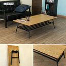 ローテーブル 折りたたみ 木目 北欧 リビングテーブル 棚付き ラック 収納 センターテーブル 折り畳み 折畳み コンパクト スリム 棚板 取り外し可能 【納期B】【skb-utk120】