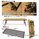 ローテーブル 折りたたみ 木目 北欧 リビングテーブル 棚付き ラック 収納 センターテーブル 折り畳み 折畳み コンパクト スリム 棚板 取り外し可能 【納期B】【skb-utk120】