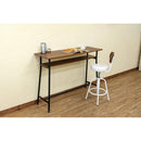 カウンターテーブル おしゃれ 北欧 ヴィンテージ風 カフェ 棚付き パソコンデスク 作業台 勉強机 【納期B】【skb-utk13】