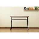 カウンターテーブル おしゃれ 北欧 ヴィンテージ風 カフェ 棚付き パソコンデスク 作業台 勉強机 【納期B】【skb-utk13】