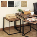 テーブルセット ネストテーブル 入れ子式 ローテーブル リビング サイドテーブル コンパクト 収納 おしゃれ 北欧 リビング コンパクト 収納 木目 白 黒 【納期B】【skb-utk15】