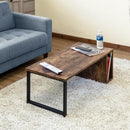 センターテーブル 収納スペース リビング おしゃれ 北欧 ローデスク 作業 机 ナチュラル マガジンラック オープンラック スタイリッシュ 【納期B】【skb-utk22】