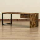 センターテーブル 引き出し リビング ローテーブル おしゃれ 北欧 デスク 机 木目 ナチュラル レトロ ビンテージ風 インダストリアル 【納期B】【skb-utk23】