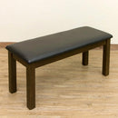 ベンチ ダイニングベンチ 椅子 北欧 シンプル 茶色 ナチュラル カントリー カフェ風 おしゃれ シンプル インテリア 家具 2人掛け 木目 脚 クッション座面 【納期B】【skb-vgl24】