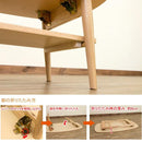 リビングテーブル 収納 北欧 おしゃれ 小さめ 木製 折りたたみ センターテーブル 欧風 ローテーブル モダン 棚つき 【納期B】【skb-vtm02】