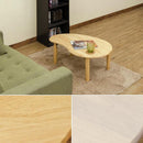センターテーブル 豆型 折れ脚 折りたたみ 天然木 木製 小型 リビング テーブル ローテーブル 【納期B】【skb-wfg8053】