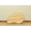 センターテーブル 豆型 折れ脚 折りたたみ 天然木 木製 小型 リビング テーブル ローテーブル 【納期B】【skb-wfg8053】