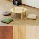 ちゃぶ台 丸 折りたたみ おしゃれ 70cm 天然木製 円形 丸型 ローテーブル リビングテーブル センターテーブル 和風 和室 アジアン 完成品 折り畳み 卓袱台 座卓 【納期B】【skb-wr70】