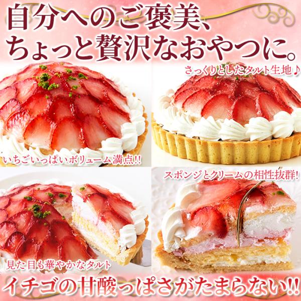 苺タルト いちごタルト ケーキ ストロベリータルト 苺ケーキ ホール 5