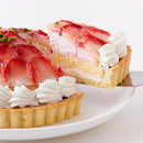 苺タルト いちごタルト ケーキ ストロベリータルト 苺ケーキ ホール 5号 冷凍 スポンジ ジュレ ピスタチオ ホイップクリーム イチゴケーキ 【納期E】【sm00010084】