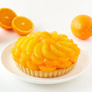 オレンジタルト みかんタルト 蜜柑タルト オレンジケーキ みかんケーキ 5号 ホール サイズ 冷凍 スポンジ ホイップクリーム 誕生日 記念日 【納期E】【sm00010086】
