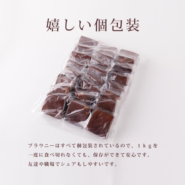 チョコブラウニー 1kg チョコレート ブラウニー 国内製造 個包装